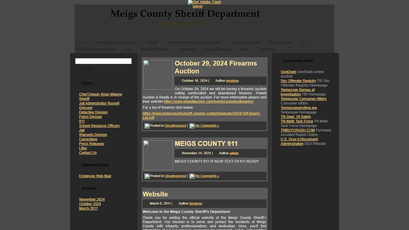 Meigs County Sheriff Department